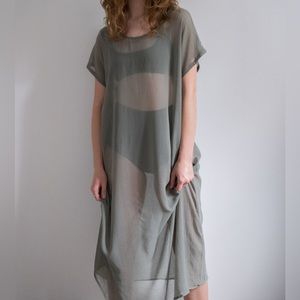 Interchangeable Two Piece Chiffon Maxi Dress